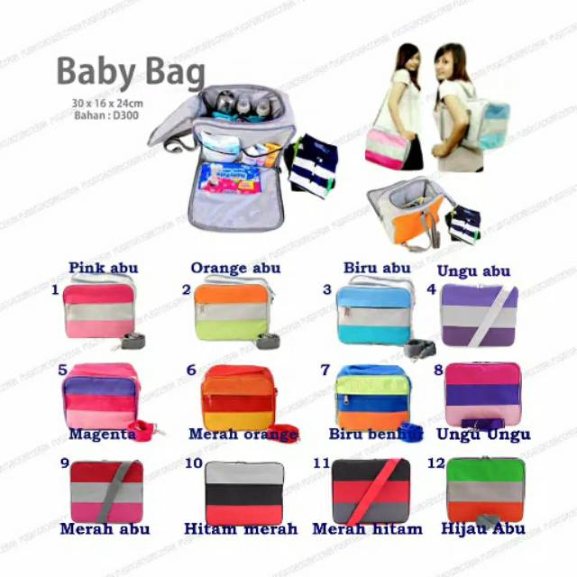 Baby Bag Organizer 2in1-Tas Perlengkapan Bayi Serbaguna