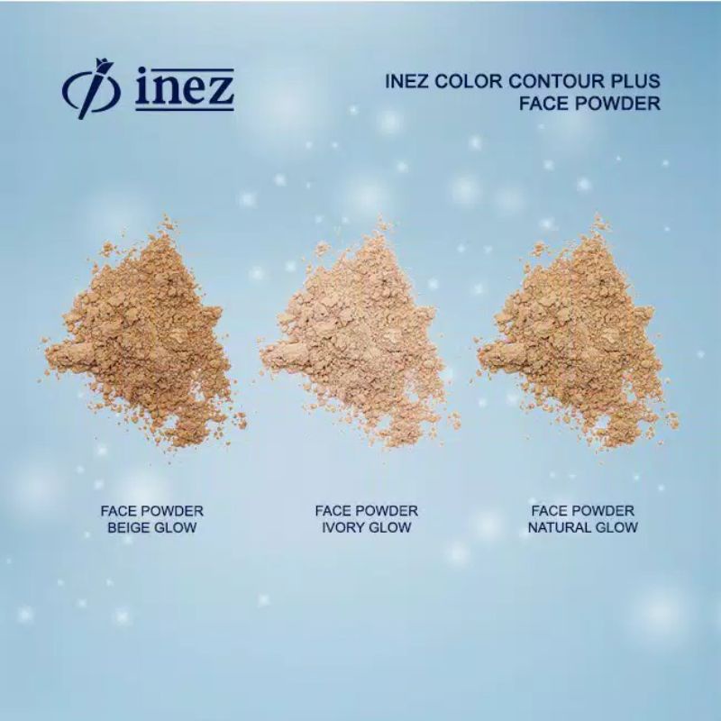 INEZ Color Contour Plus Face Powder / Bedak Tabur
