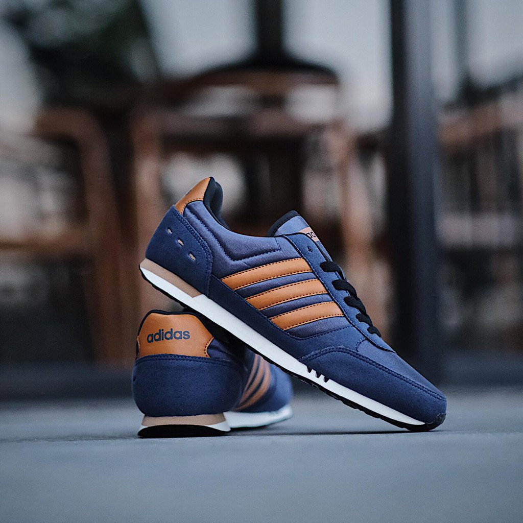 ADIDAS NEO CITY RACER “ NAVY BROWN “
