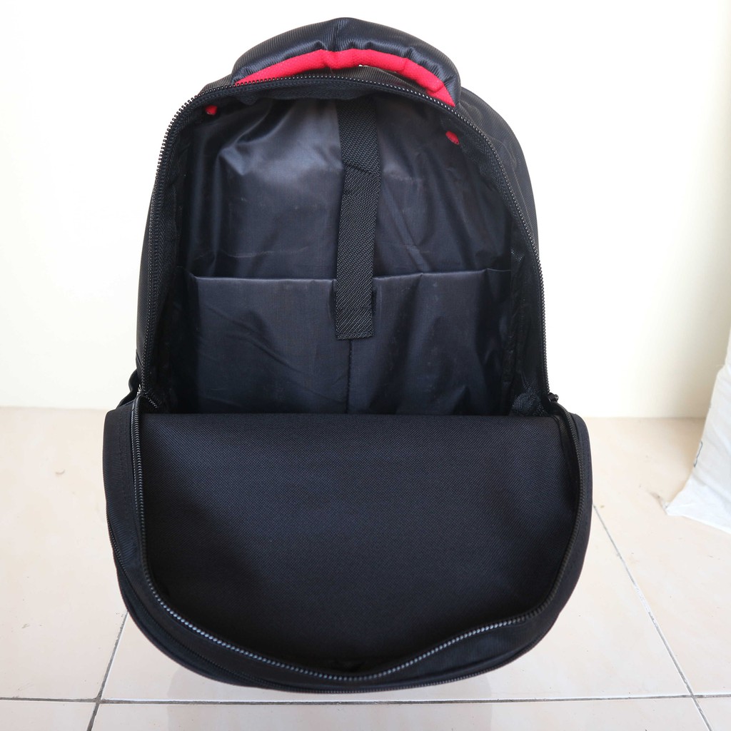 Tas Ransel Laptop Elite Polo Original Mikro Hitam Bagus Keren Murah Anak Sekolah SD SMP SMA Kuliah