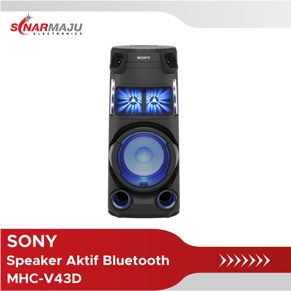 Speaker Aktif Sony Bluetooth MHC-V43D / MHCV43D