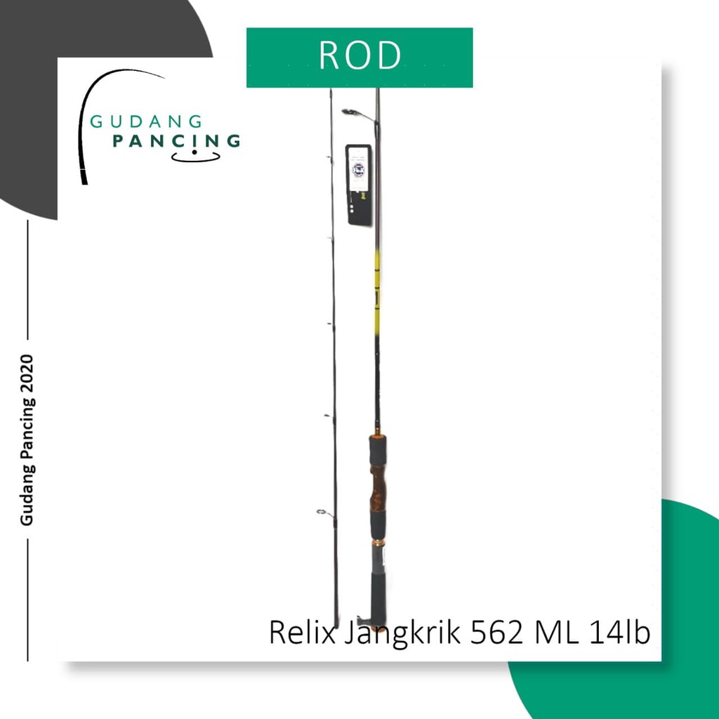 Rod Relix Nusantara Jangkrik 562ML 14 LB