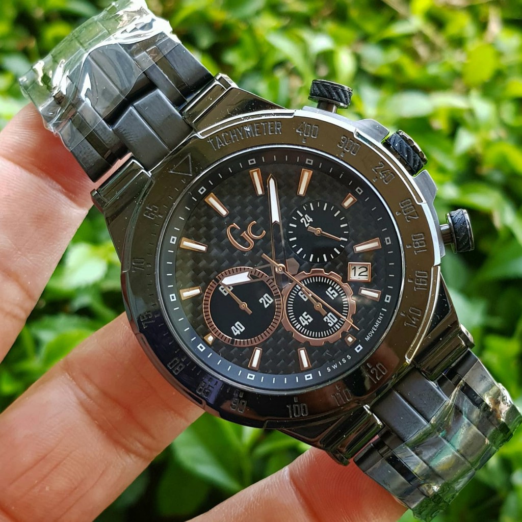 JAM TANGAN PRIA WANITA | RANTAI | KULIT | KARET | MURAH | PRIA gu3ss COLLECTION GC Y35006G2 ALL STEE