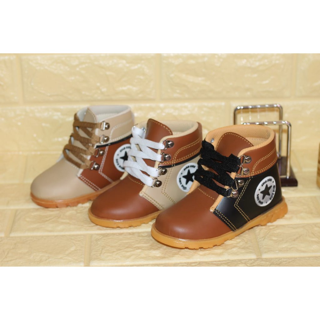 sepatu boots anak laki laki  Sepatu Anak Umur 1 2 3 4 5 6 TAhun