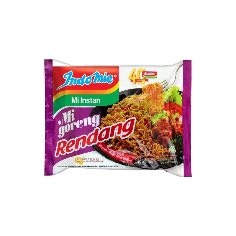 

INDOMIE MIE GORENG RENDANG 91G