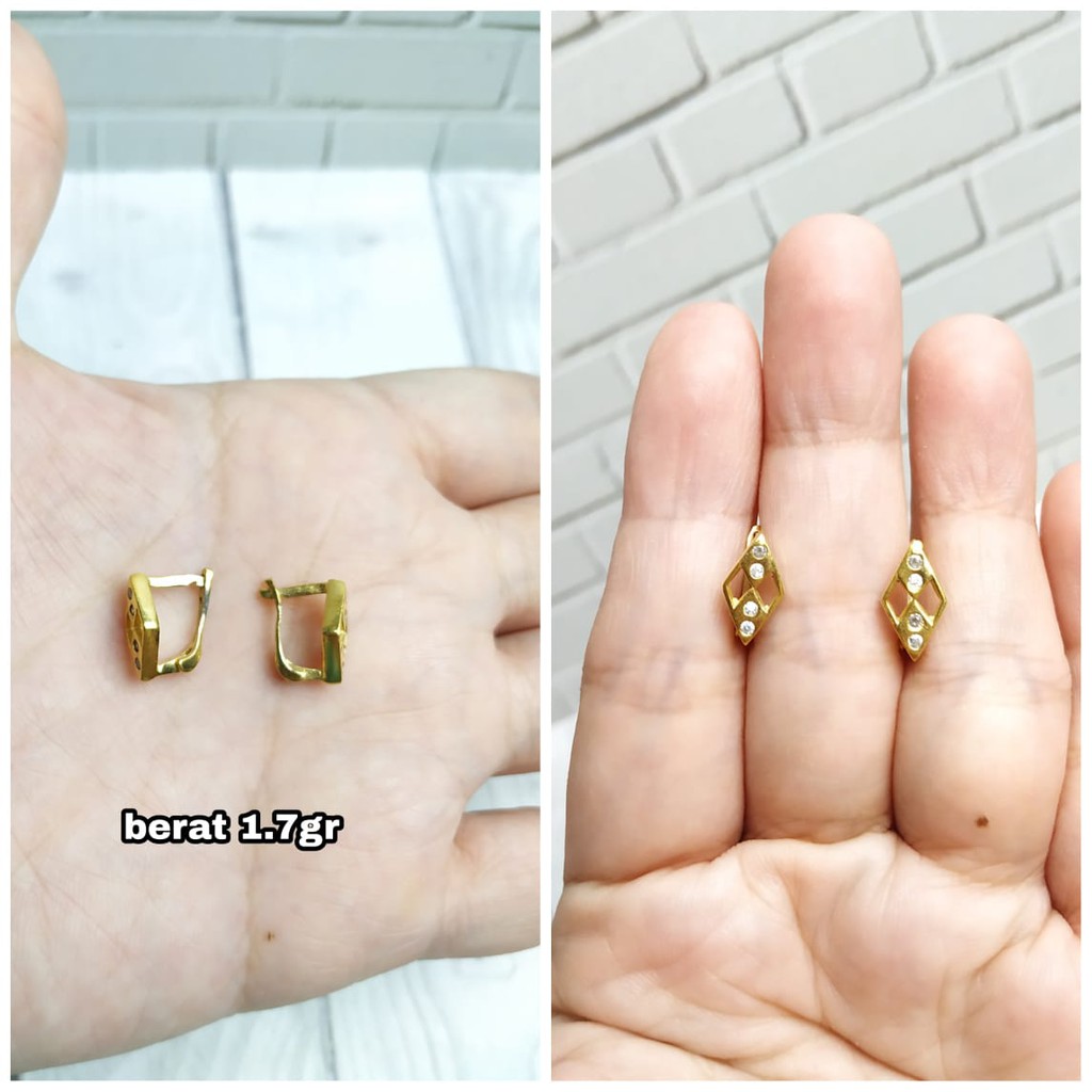 ANTING JEPIT WAJIK MATA PERAK ASLI S925 GLOBAL JEWELLERY CG013