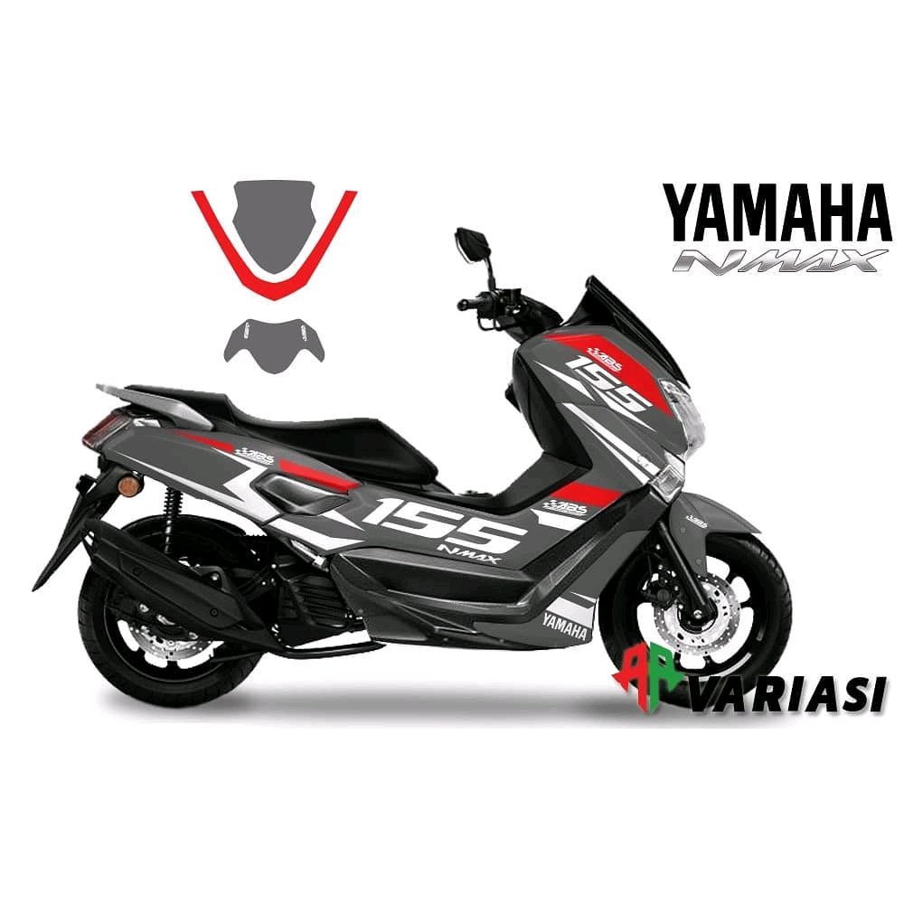 Decal Striping Yamaha Nmax Grey 155 Custome Edition Bagus