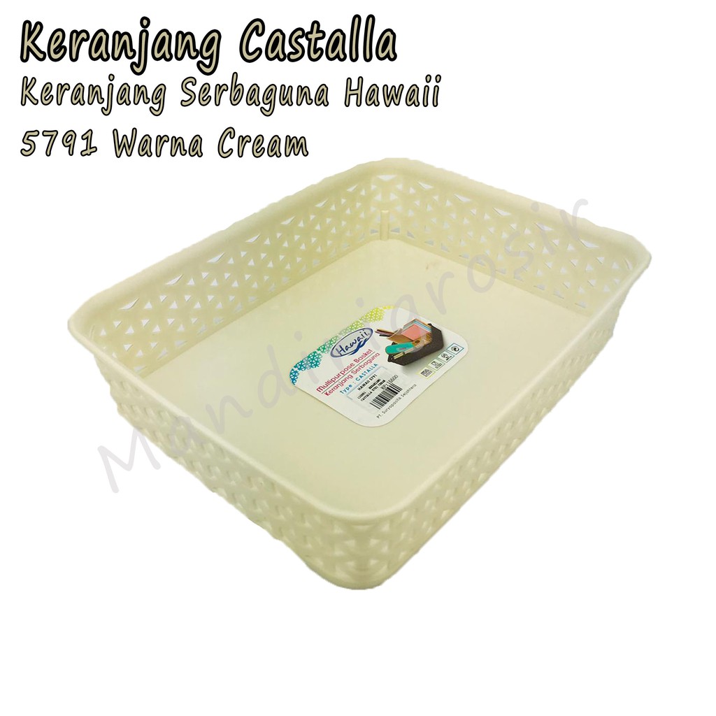 Keranjang * Castalla * Hawaii 5791 * Serbaguna * Cream