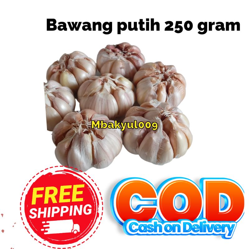 

TERMURAH bawang putih 250 gram + PAKING KARDUS