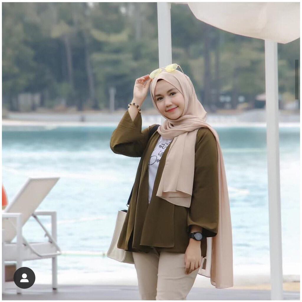 Alny Hijab - Meira Cardi Cardigan Cardy Outer Wolfis Premium