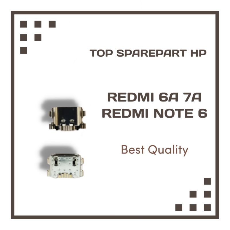 KONEKTOR CAS XIAOMI REDMI 6A / REDMI 7A / NOTE 6 KONEKTOR CHARGER