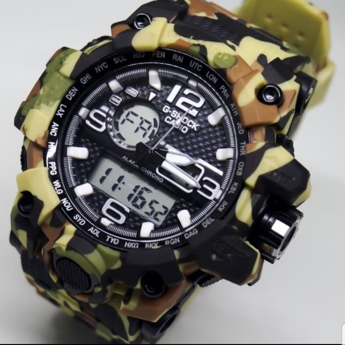 Jam Tangan Anti Air Nyaman Dipakai Awet Digital Analog Pria Anti Karat Waterproof D0T5 Cowo Kekinian