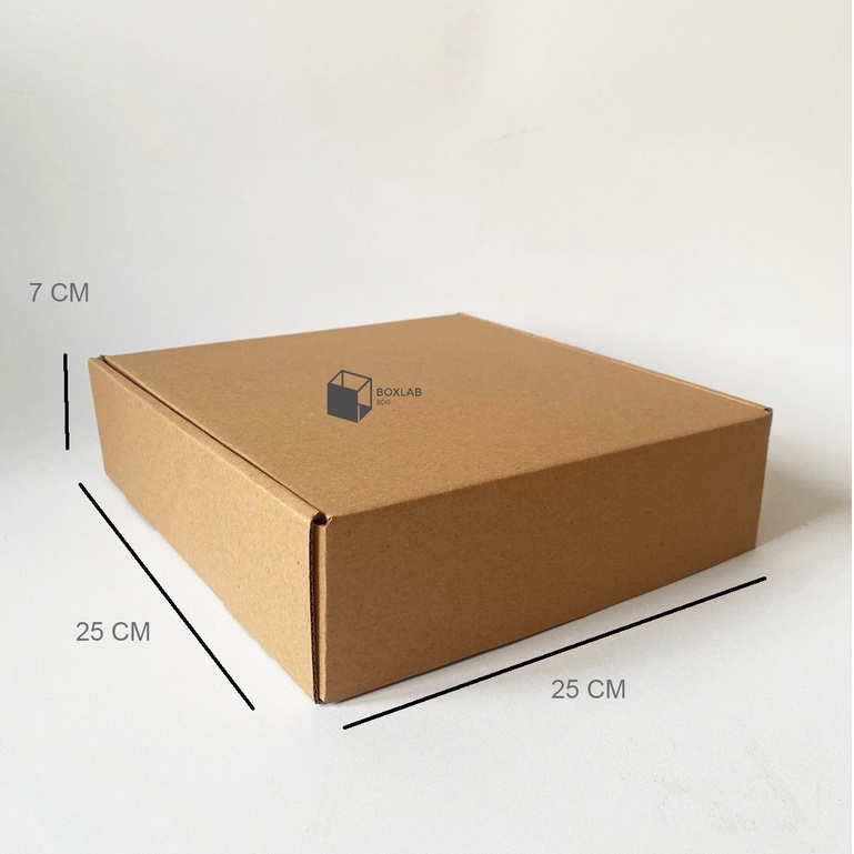 

Box 25x25x7 cm, Box Corrugated, Dus Cake , Box Packaging DC 25257