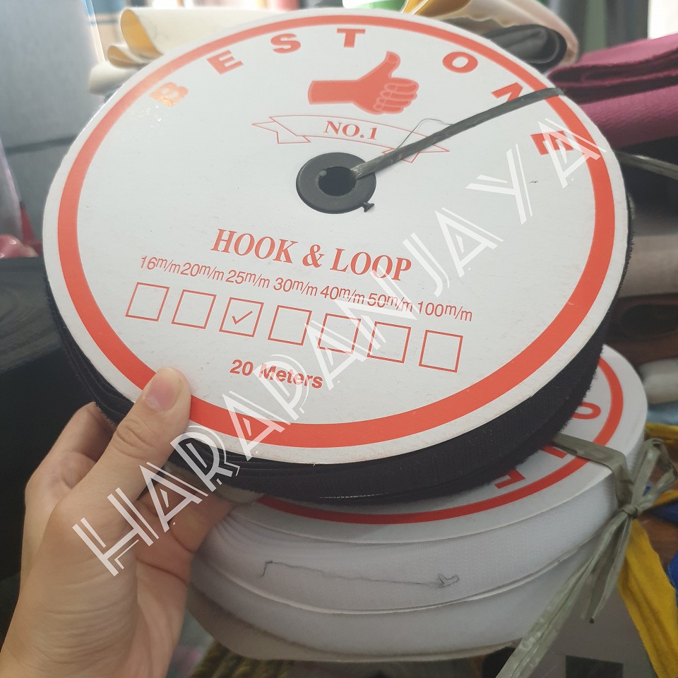 VELCRO / PEREKAT / HOOK & LOOP 2.5CM