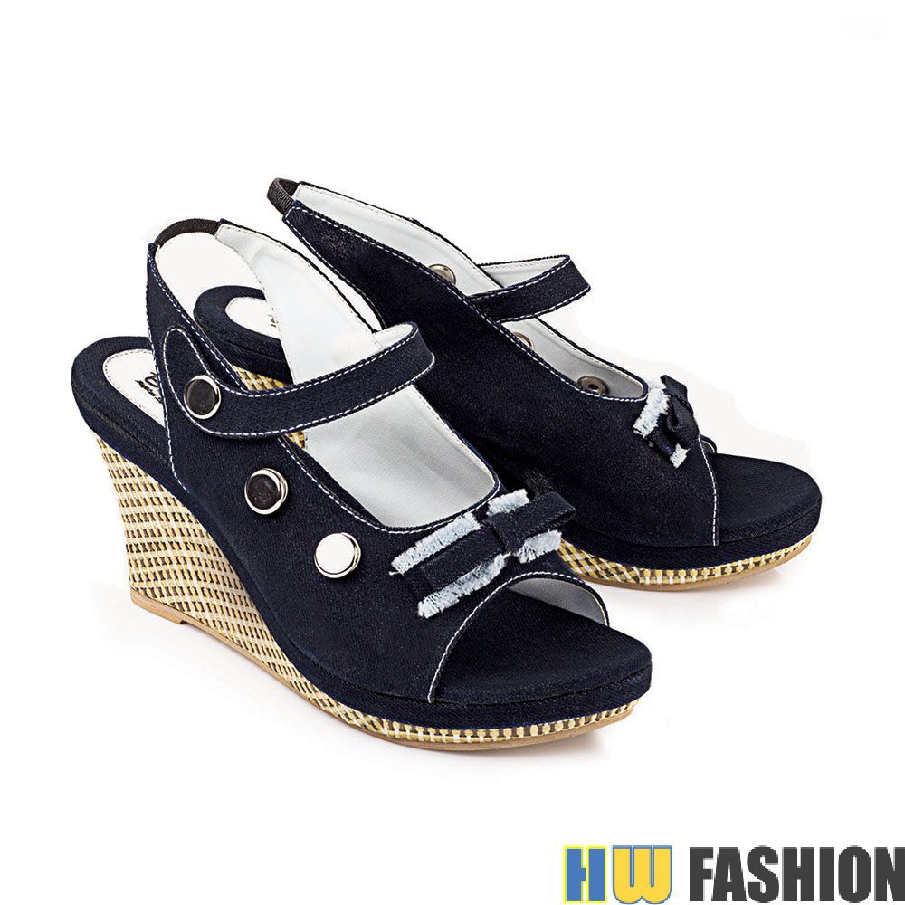 Blackkelly - BCL 918 Sandal / Sendal High Heels Wanita BIRU murah original cibaduyut