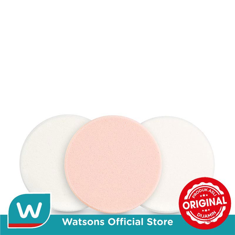 Watsons Soft Cosmetic Sponges 3Pcs