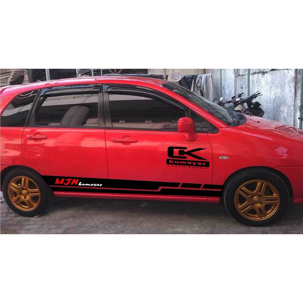 Stiker Mobil Aerio Line Flame Request Texs Suka Suka Kualitas