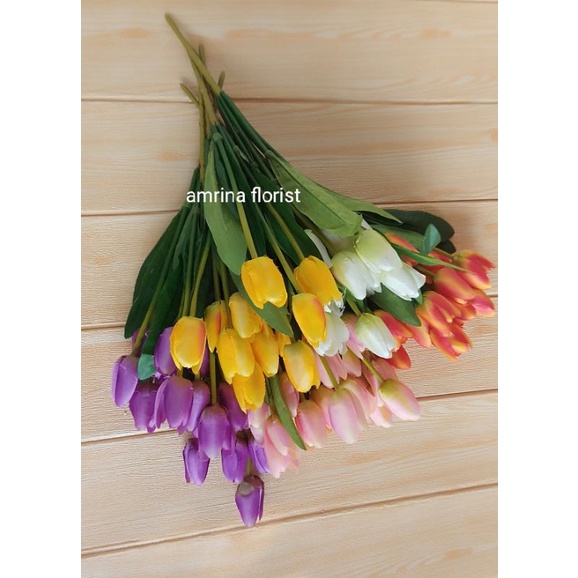 bunga tulip artificial//bunga tulip k7//bunga tulip plastik//bunga tulip imitasi