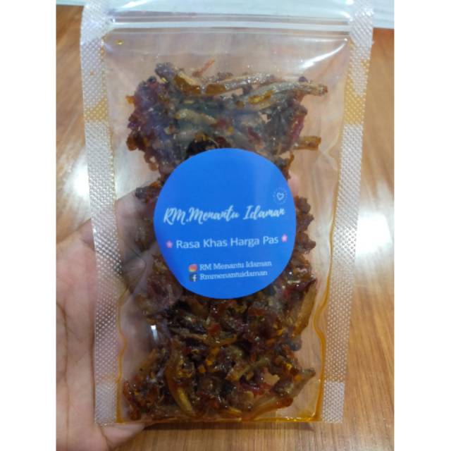 

Sambal teri kemasan pack plastik small