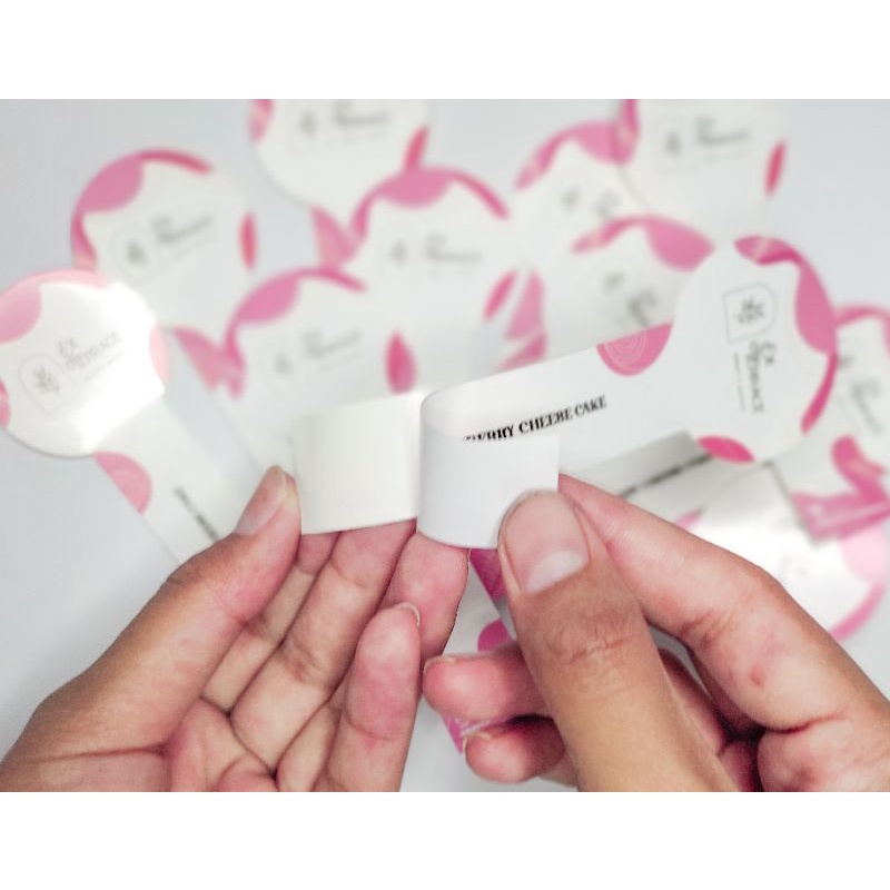 

LABEL STICKER BULAT PANJANG