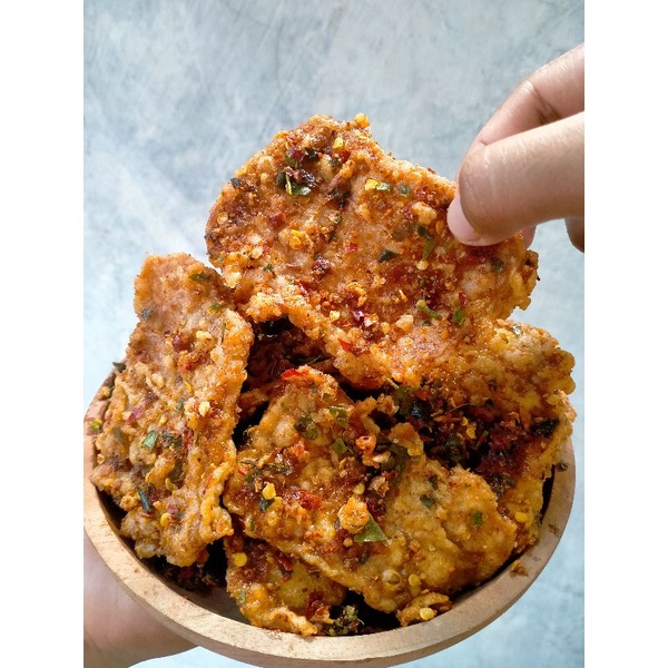 

tempe kering pedas daun jeruk murah 100gr