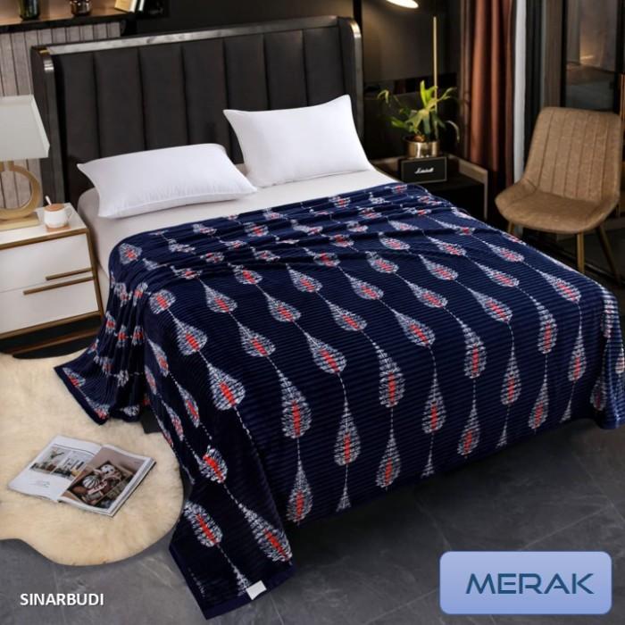 SELIMUT IMPORT SRH JUMBO BULU TEBAL 200X230 MOTIF Dewasa Super Halus.