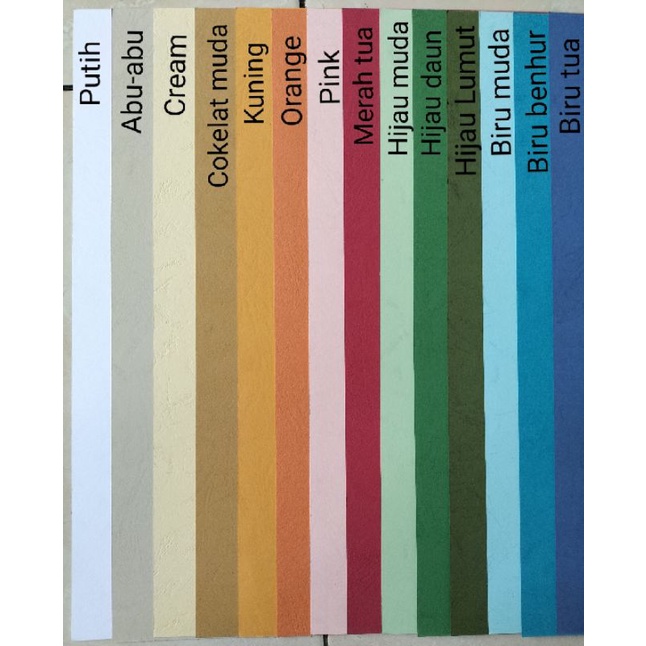 

Cover Buffalo Pindo Tebal | Uk F4/Folio | 14 Warna | Original | High Quality