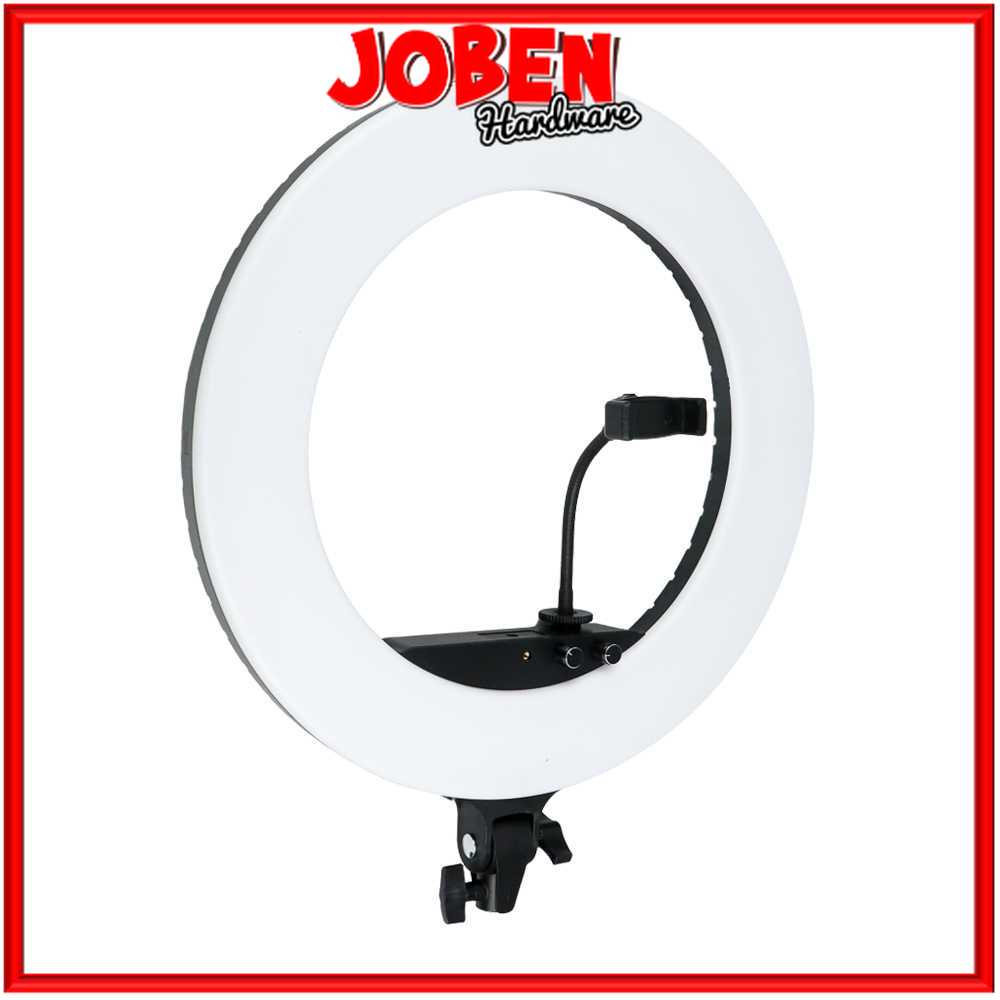 BISA COD TaffSTUDIO Lampu Halo Ring Light LED Kamera DSLR Smartphone - LF-R480C