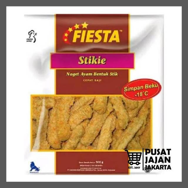 

Fiesta Stikie 500 Gr Chicken Stick Daging Naget Ayam Olahan Bentuk Stik Nugget