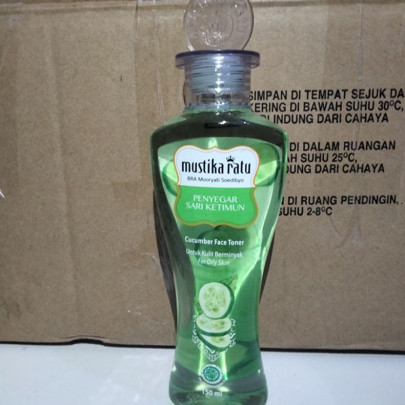 Penyegar Sari Ketimun 150 ml Mustika Ratu.