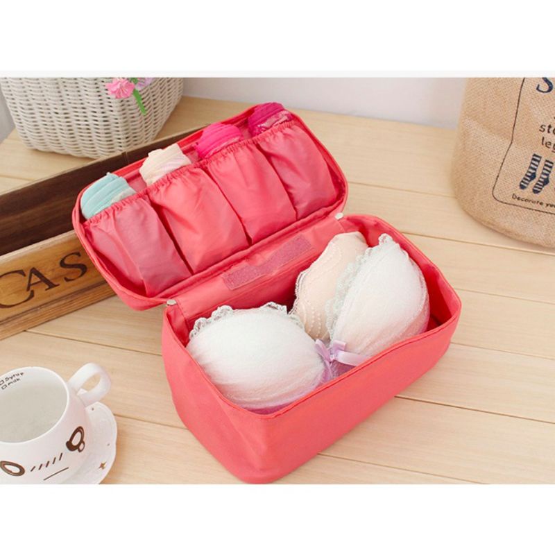 TAS PAKAIAN DALAM /BH Underwear Pouch Organizer Bag travel BRA