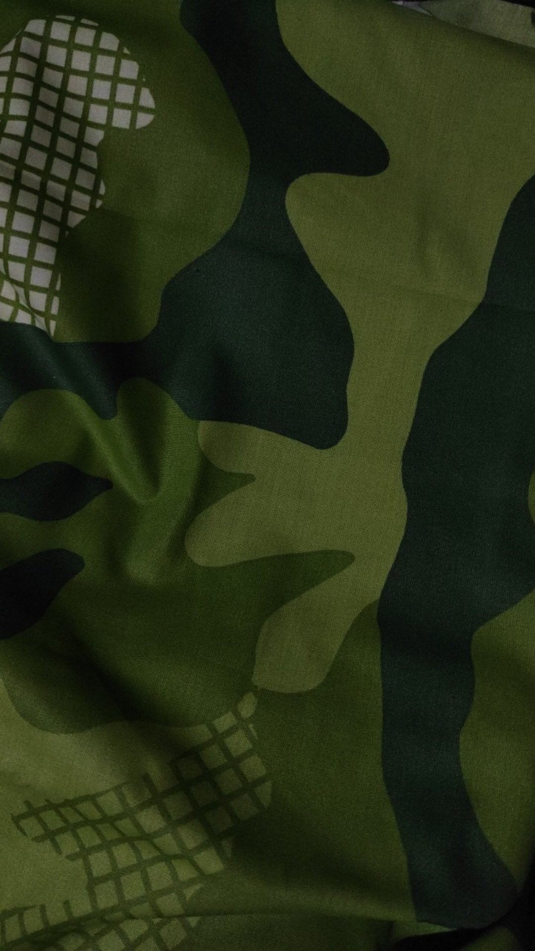 Bahan Kain Sprei Meteran Katun Lokal Esra Motif Army