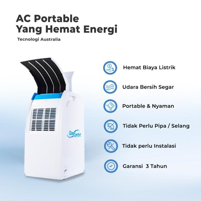 AK94Z92 AC PORTABLE LOW WATT AIR CONDITIONER 1/2PK HEMAT LISTRIK - SHBF6546E