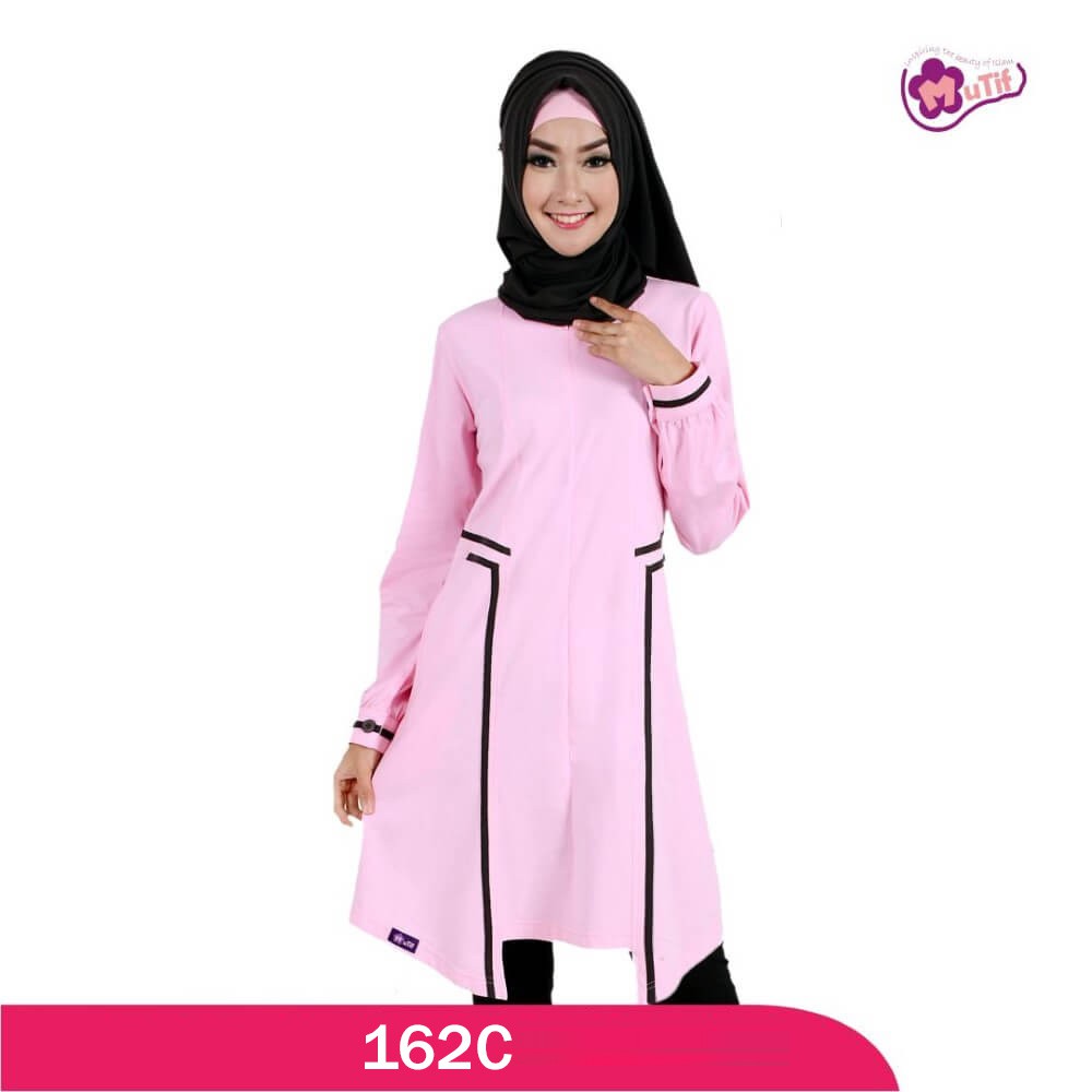 Baju Muslim Mutif - Baju Tunik - Busana Muslim Wanita