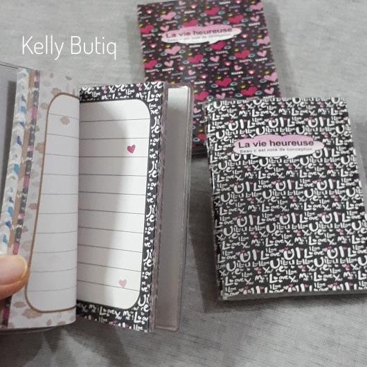 

jual Buku Tulis Bersampul Abstrak Love, Catatan Memo Diary Mini Notesbook