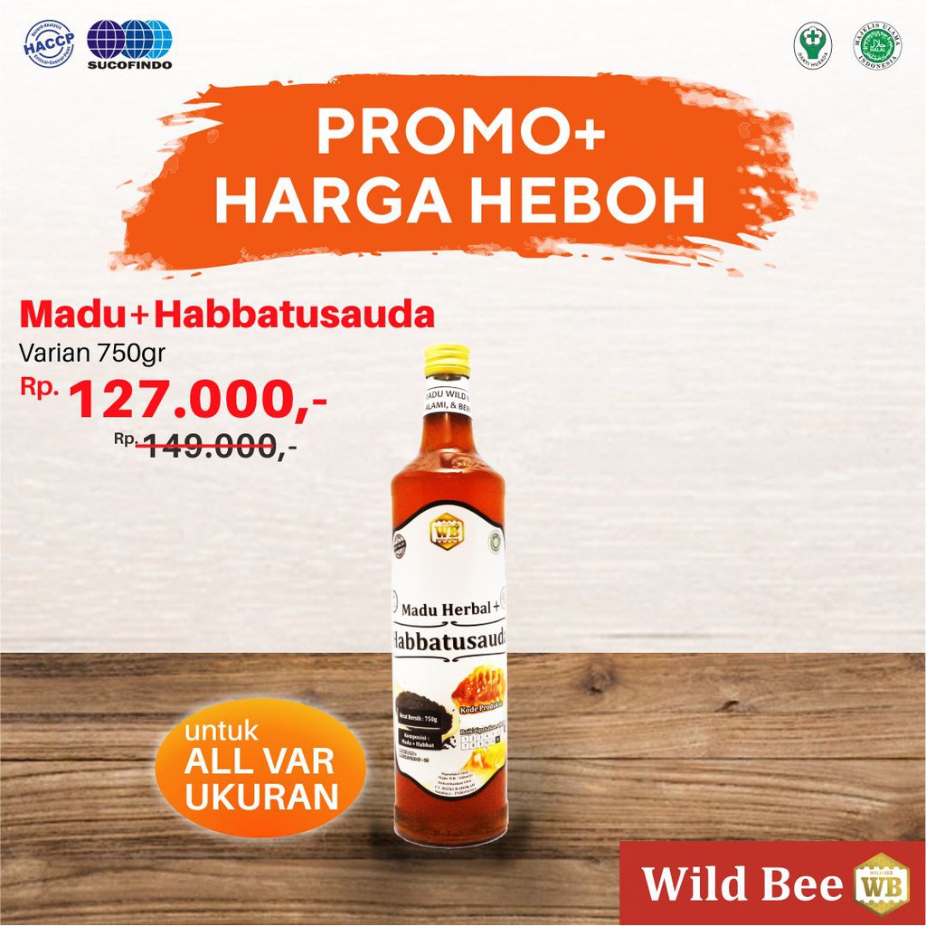 

Madu Habbatusauda / Lebah Apis Melifera - Asli - Wild Bee
