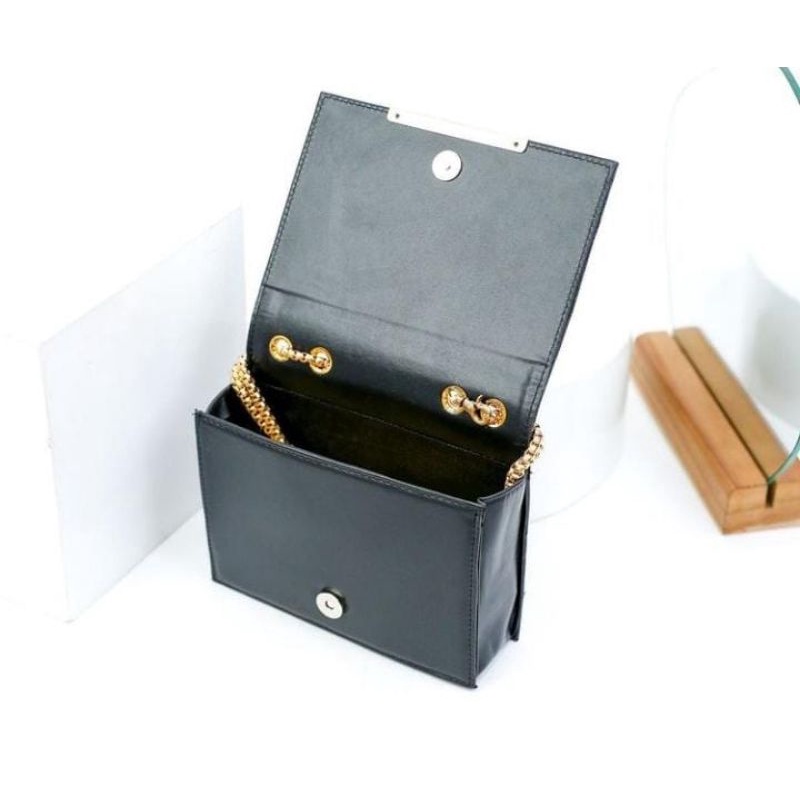 Tas Wanita- ATHAYA Bag Sling Bag Wanita Tas Selempang Wanita Tali Ulir Gold