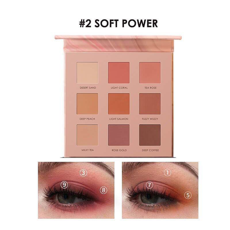 (READY &amp; ORI!) Focallure New 9 Colors Eyeshadow Palette With Mirror FA62 FA 62 9 warna