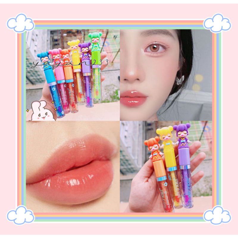 PROMO ECER!!!LIP OIL KARAKTER ANAK CEWE LUCU IMAN OF NOBLE 6017-1