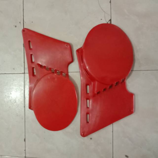 Side panel side panel klasik kaper samping pinggir klasik body samping trail cros vintage merah