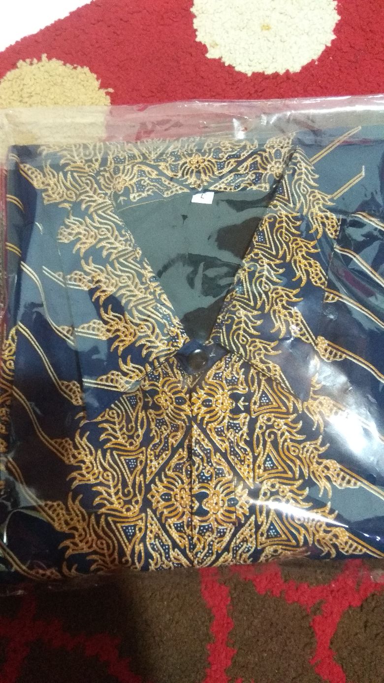 Modang Navi Kemeja Batik Pria Lengan Panjang Full Furing Katun Halus Sragenan