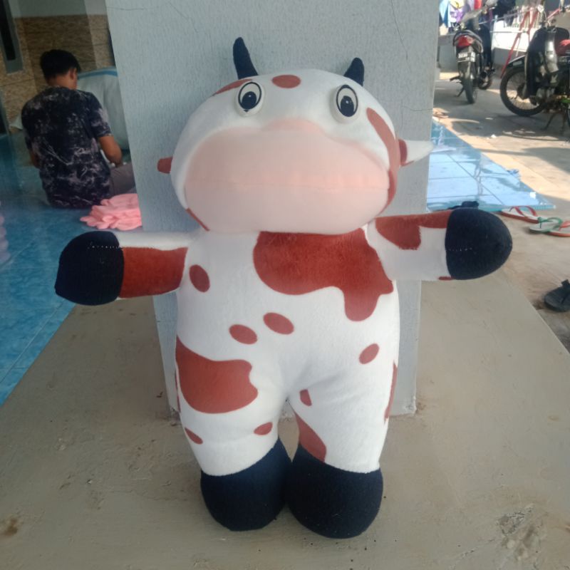 Boneka sapi ukuran 30cm size s