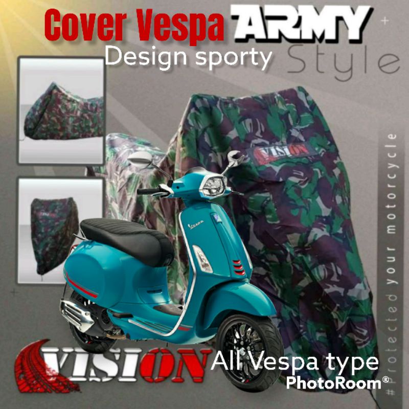Tutup Motor Vespa Sarung Vespa Sprint Cover Motor Vespa Pelindung Motor Vespa Mantel Vespa