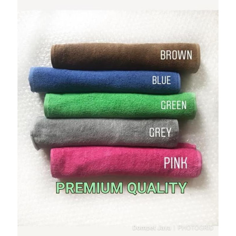 Beli Sekarang - Handuk Muka PREMIUM Gym Running Yoga Cotton KATUN HALUS Handuk Kecil