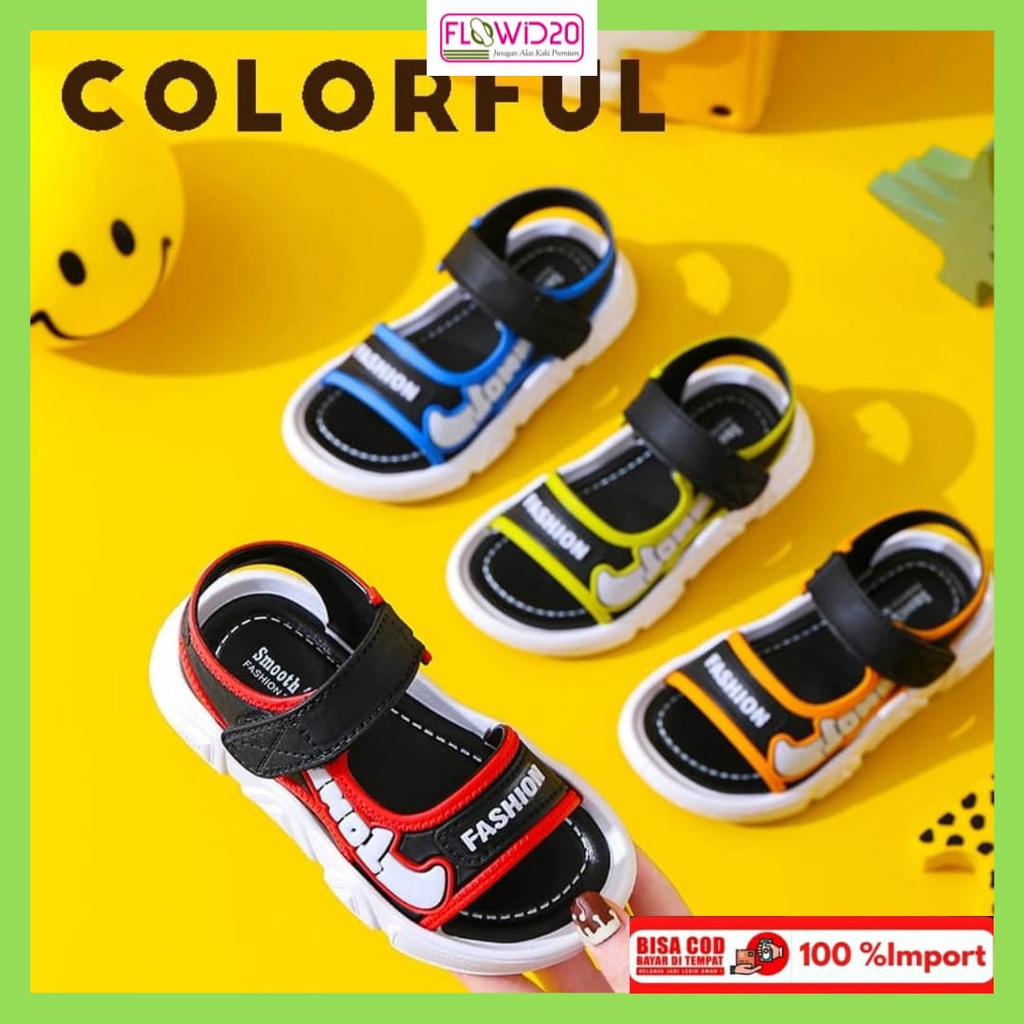 sandal gunung sepatu sandal anak laki model casual lucu 109