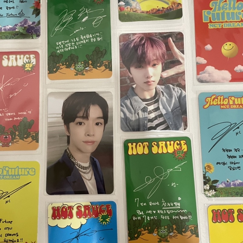 sungchan resonance part 1 jisung hot sauce jewel ar nct dream nct u photocard pc