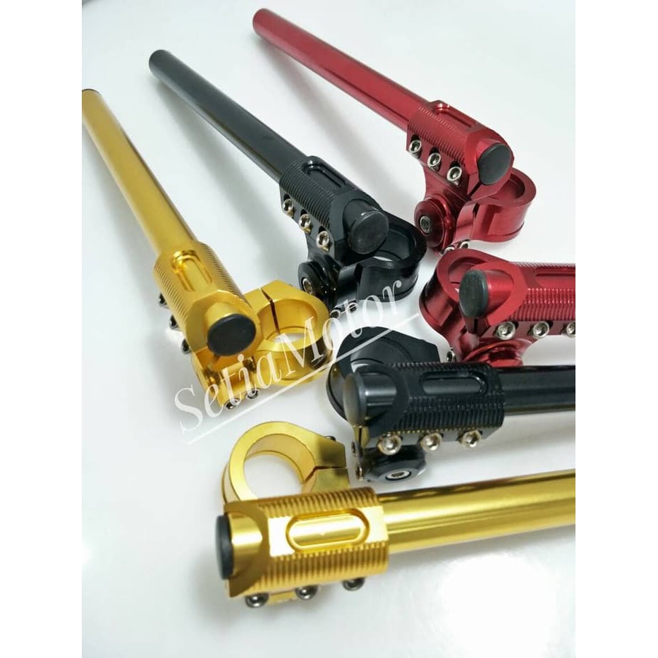 Stang Jepit Vixion - Stang Jepit Satria Fu - Stang Jepit Ninja R - Rr - Putih - Variasi Motor