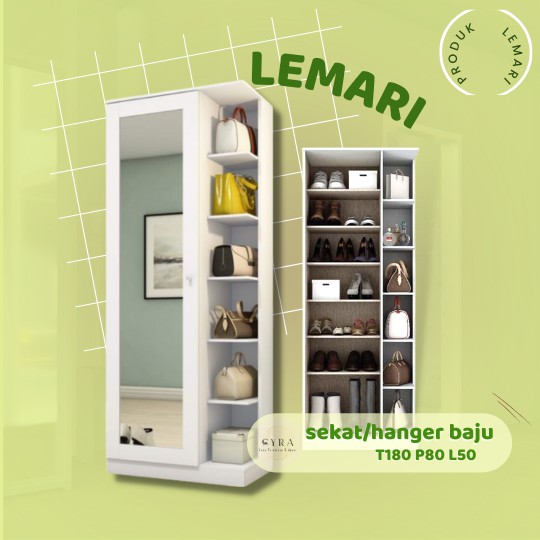 LEMARI SEKAT/ HANGER BAJU