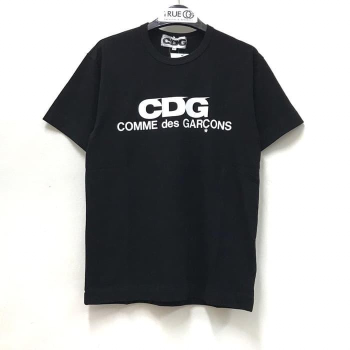 cdg logo t shirt