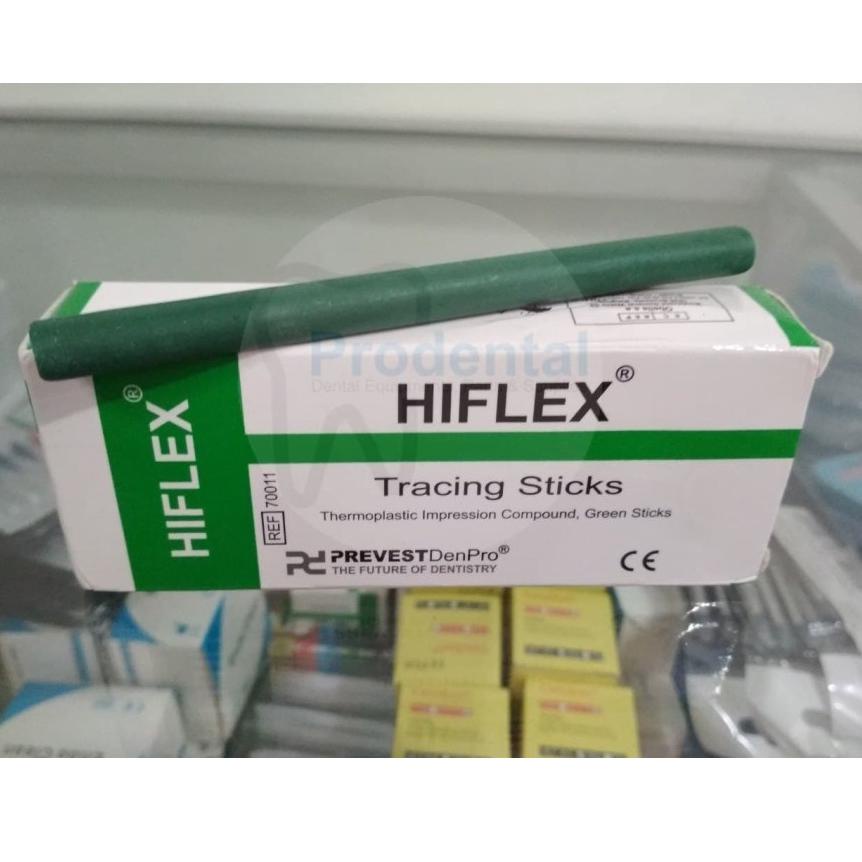 Terlaris.. Dental Sticky Wax Tracing Green Yellow Blue Stick Sticks Compound Wax Hiflex (1pcs/stick)